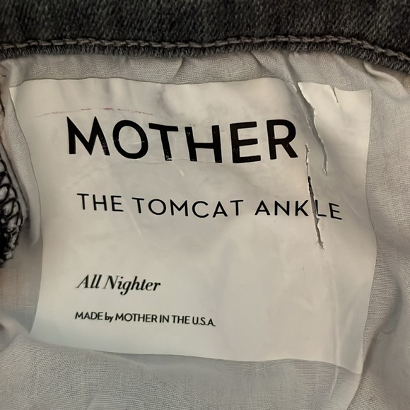 MOTHER Tomcat Ankle Sz 31 Grey - Picture 8 of 11